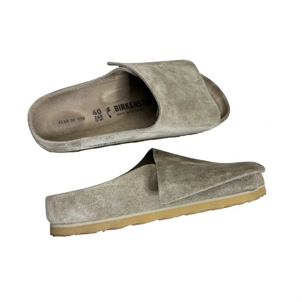 Fear of‎ God x Birkenstock Los Feliz Suede Sandal Taupe